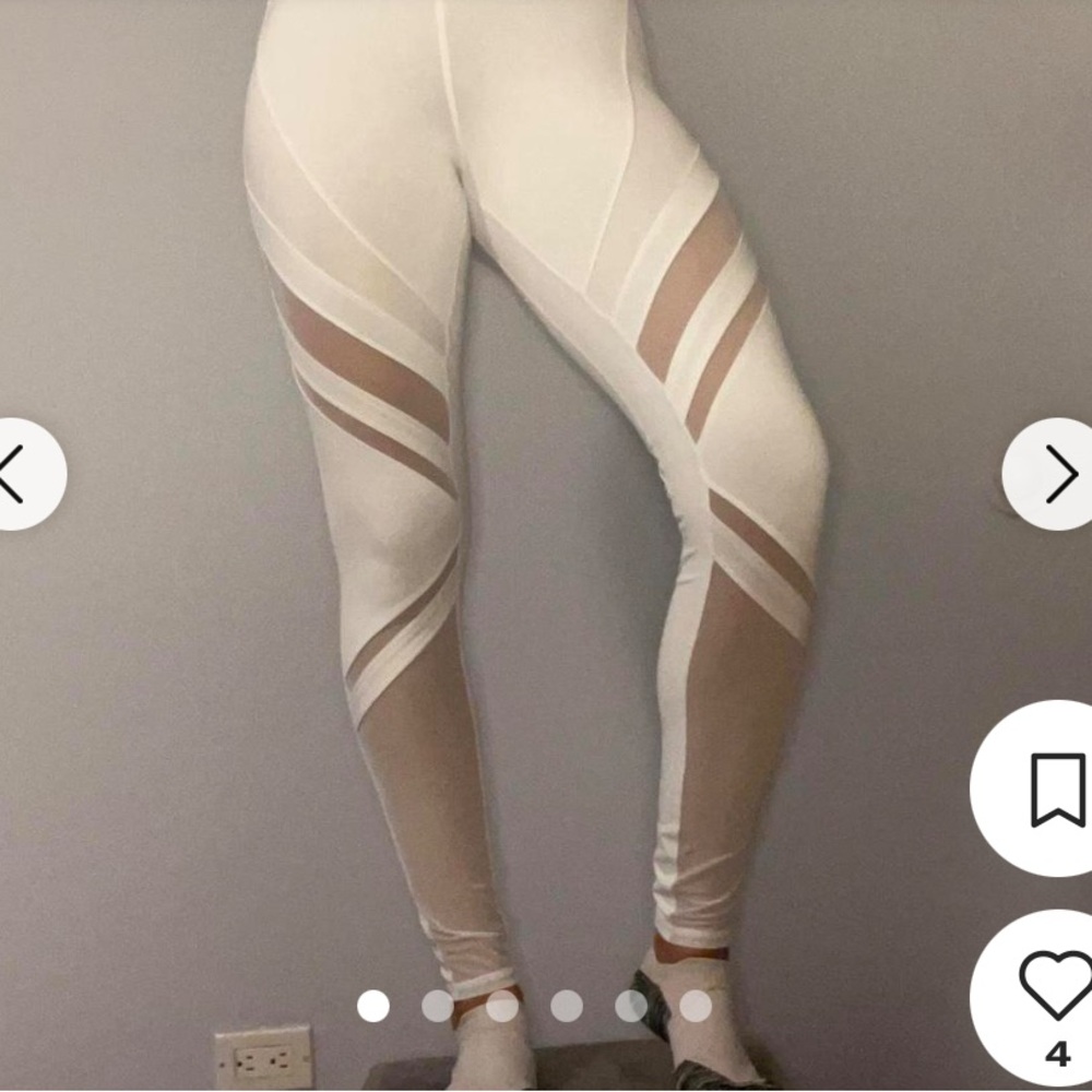 ALO white leggings
